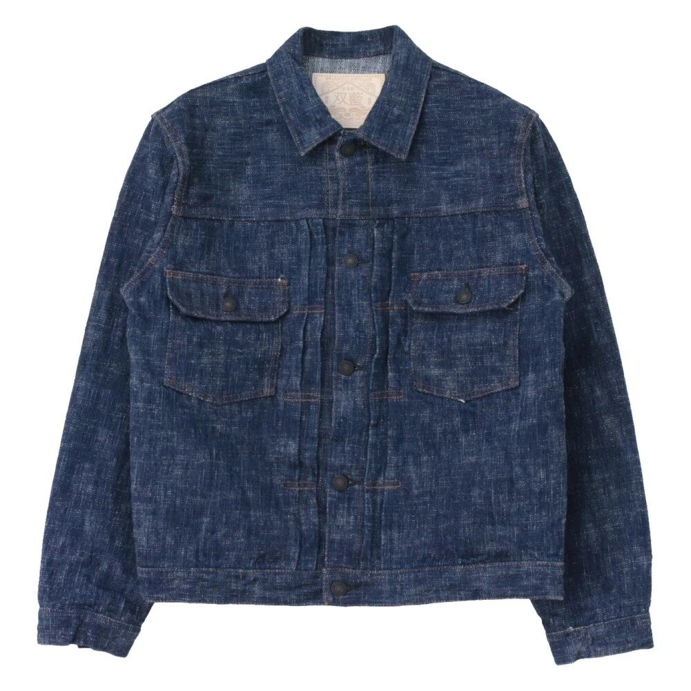PEN-D 348033(ジャンク品) STUDIO D'ARTISAN D4603 Indigo×Indigo Denim Jacket One Washd Size