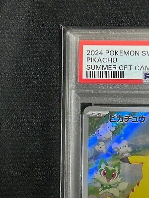 PSA 10 Pikachu 218/SV-P 2024 Summer Get Promo Pack Pokemon PSA 10 Pikachu 218/SV-P 2024 Summer Get Promo Pack Pokemon