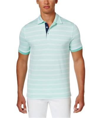 Club Room Mens Striped Rugby Polo Shirt 