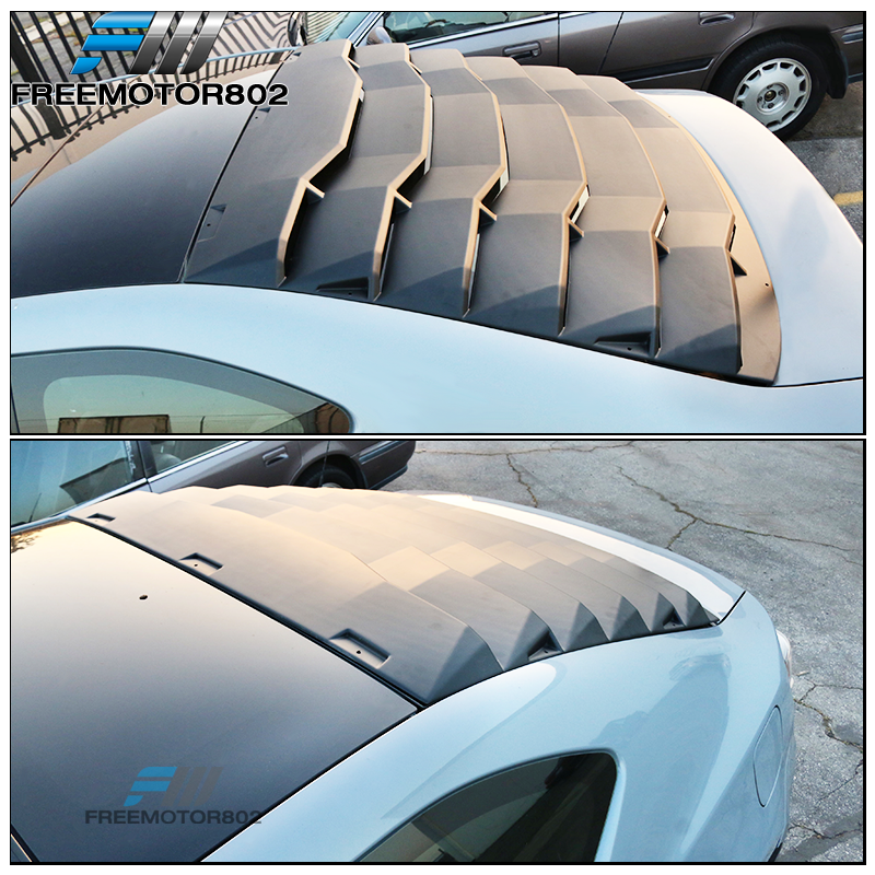 Fits 2011-2016 Scion TC Gloss Black Window Windshield Louvers