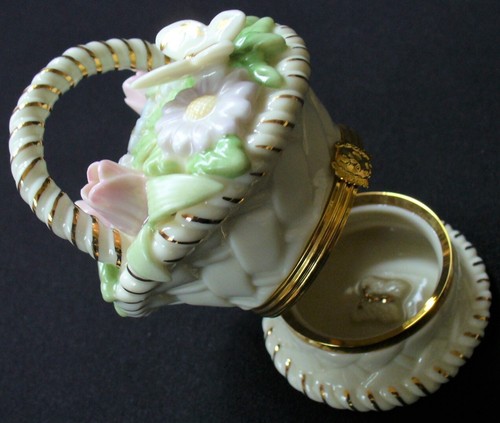 Lenox~Schätze~BLÜTENKORB~Ring~SCHMUCKKÄSTCHEN~SCHMETTERLING~EXCLUSIVE EDITION - Bild 8 von 9