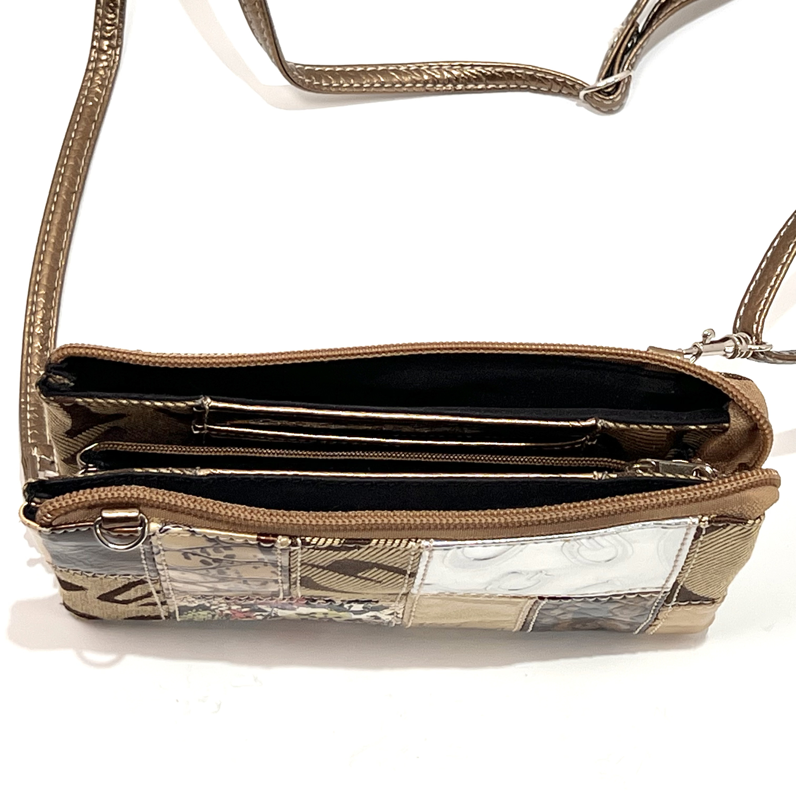 Guess Patchwork Signature Wallet with Shoulder St… - image 12