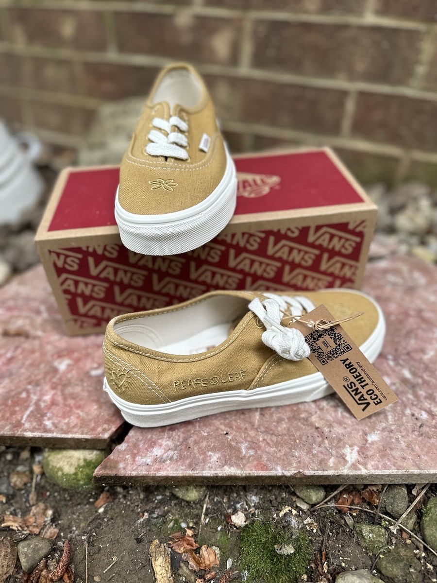 Vans Eco Theory Old Skool Tapered Shoes Mustard Gold Sz M Sz5 Women New