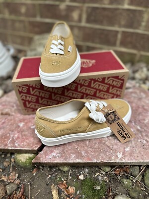 Vans Eco Theory Old Skool Tapered Shoes Mustard Gold Sz 3.5 M Sz5 Women New