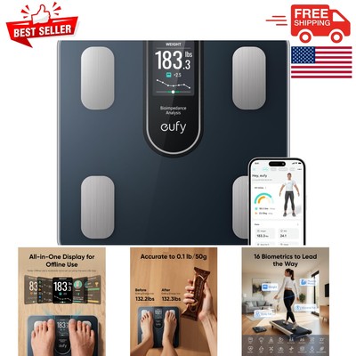 Smart Scale C20: Digital Body Fat Scale with Large TFT Display for Health