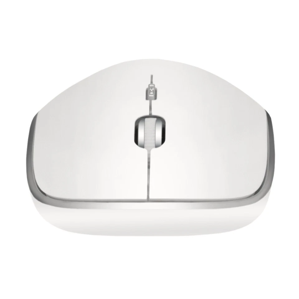 Ratón óptico inalámbrico inalámbrico de 2,4 GHz Ratones Receptor USB para PC Laptop Blanco Foto 4 de 4