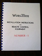 Wurlitzer Jukebox Installation  Remote Control Equip.#1