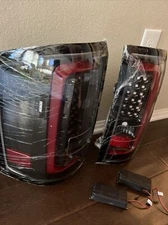 Spec-D Tuning Tail Lights - LT-SIE14BKLED-TM For Sierra