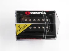 DiMarzio F-spaced Dreamcatcher Bridge Black W/Chrome Poles DP 282