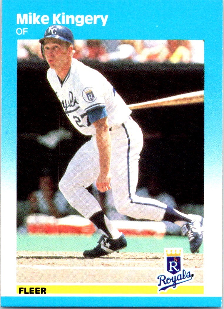 1987 Fleer - Mike Kingery #371 RC - Near Mint or Better