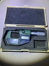0-1” Mitutoyo Digital Electronic Micrometer 293-768-30 .0001 Reading
