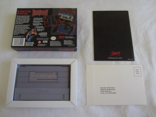 Blackthorne (SNES) Super Nintendo CIB boîte complète Blizzard Interplay 1992 RARE - Photo 2/20