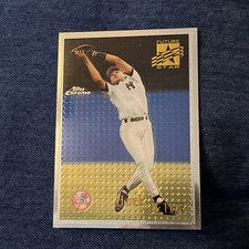 1996 Topps Chrome Derek Jeter Refractor #80 card