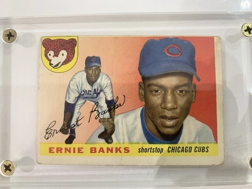 1955 Topps #28 Ernie Banks 
