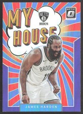 James Harden 2021-22 Donruss Optic My House Purple #13 Brooklyn Nets