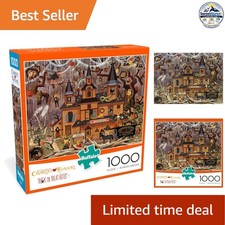 1000 Piece Jigsaw Puzzle Orange Trick Or Treat Hotel Halloween Artwork