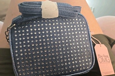 Miss Gwen s OMG Accessories Purse - Blue Missing A Few Stones See Photos