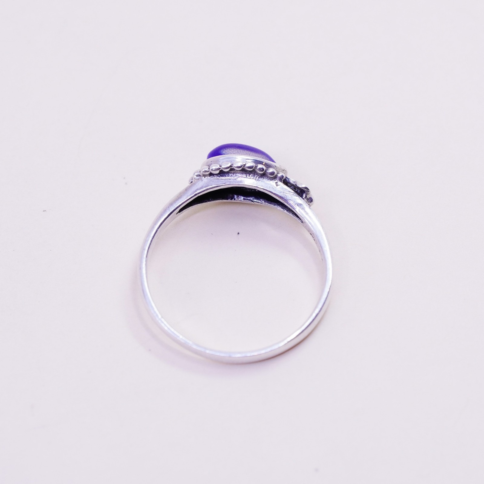 Size 9.25, Sterling silver statement ring, 925 st… - image 4