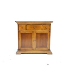 French Chest of Drawers Table Wood With Drawers & Doors Sideboard Solid