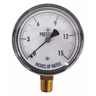 #ad #ad Kodiak Controls Kc25 15quot;H2o Low Pressure Gauge Bottom 15quot; H2o $35.29