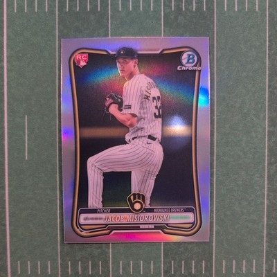2026 Bowman Chrome Jacob Misiorowski RC RED Rookie Variation #65 - Brewers