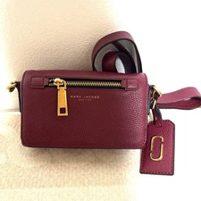 MARC JACOBS Women Bag Rare Burgundy Shoulder Limited Edition VHTF Popular Produc