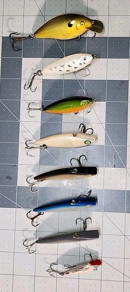 批量 复古 Cotton Cordell Lures Big O Crazy Shad Spot — 第 4/4 张图片