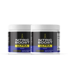 (2 Pack) Nitric Boost Ultra Powder for ed, Nitric Boost Ultra Men (60 Servings)