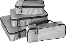 4-Piece Packing Cubes Travel Accessories Set for Suitcases - Luggage Organizer B
