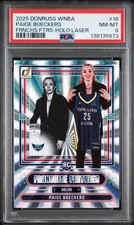 2025 DONRUSS WNBA FRANCHISE FEATURES 16 PAIGE BUECKERS RC HOLO LASER /99 PSA 8