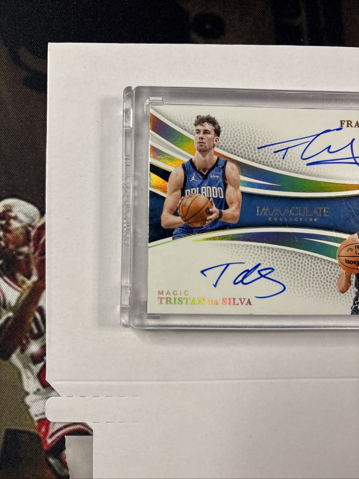 2024-25 Immaculate Franz Wagner Tristan da Silva Dual Auto Autograph #/49 Magic view 3