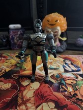 1997 Beetleborgs Mega Spectra Titanium Silver Green Black Bandai Action Figure