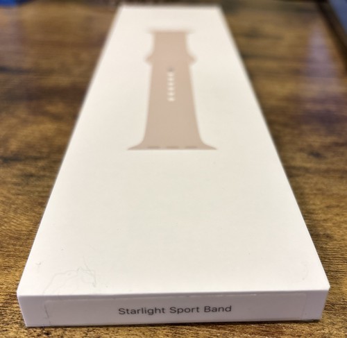 Apple Watch 41mm Starlight Sport Band S/M – NEW Sealed Box – Genuine OEM Apple - Afbeelding 4 van 6