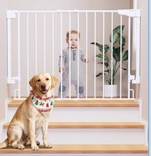 Growns Baby Gate for Stairs, Toddler Safety No Bottom Bar