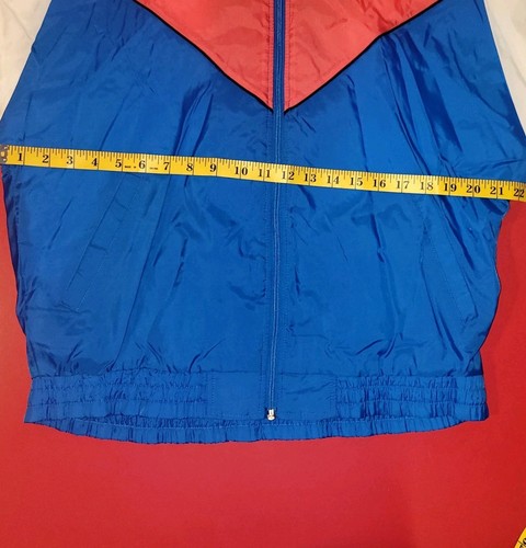 VTG REEBOK 80's Womens S Blue Pink Tracksuit Nylon Windbreaker Set Jacket Pants - Picture 6 of 9
