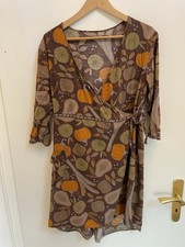 Gudrun Sjödén Tunika Bluse Kleid Gr 38 M Kürbismotiv Gut Erhalten Herbstfarben