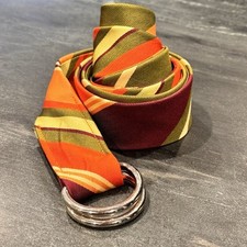 J Crew Women  s M/L 100 Silk Belt