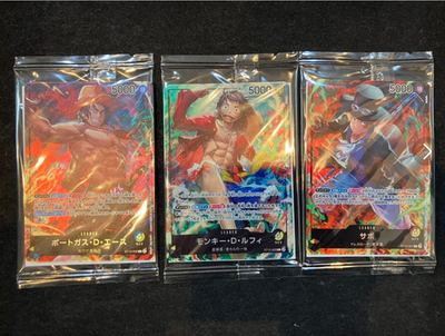#ad #ad Sabo Ace Luffy ST13 001 002 003 Seven Eleven PROMO 3 Set ONE PIECE Card Sealed $19.99