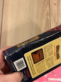 Commando (Nintendo NES, 1986) 5-Screw w/ Hangtab CIB Complete Tested Works