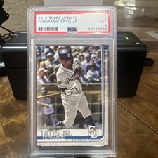 2019 Topps Update #US56 Fernando Tatis Jr. Padres Rookie PSA 9!
