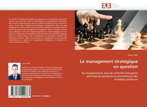 Karim SaïD | Le Management StratéGique En Question | Taschenbuch | FranzöSisch-image