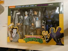 NECA Teenage Mutant Ninja Turtles Business Suit Casey Jones & Foot Soldier *NEW*