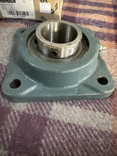 Dodge, F4B-Sc-112, Mounted 4 Bolt Flange Bearing, 1-3/4" FREE SHIPPING - Picture 6 of 9