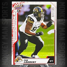 2020 Upper Deck CFL - Ted Laurent #/165 - #11 TIGER-CATS MINT
