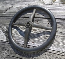 1926 1927 Ford Model T Original 16 Rubber Steering Wheel 4 Spoke Metal Vintage 1926 1927 Ford Model T Original 16 Rubber Steering Wheel 4 Spoke Metal Vintage