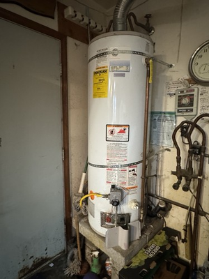 #ad #ad GE 50 Gallon Natural gas Water Heater $100.00