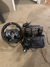 Logitech Steering Wheel, Pedals, Shifter & Po...