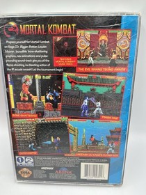 Mortal Kombat (Sega CD, 1993) Complete With Manual - Tested - Authentic