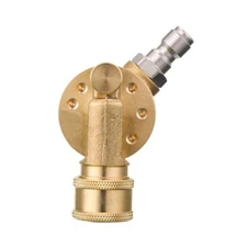 Pressure Washer Pivoting Coupler Rotation Angles for Window Gutter Floors