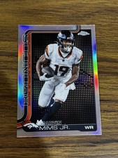 2025 Topps Chrome Football Marvin Mims Jr #87 Lightboard Case Hit READ